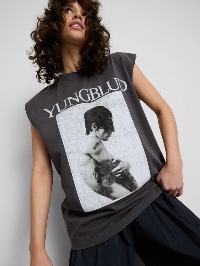 Yungblud pamut grafikás póló