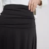 Zsebkendős szegélyű midi szoknya